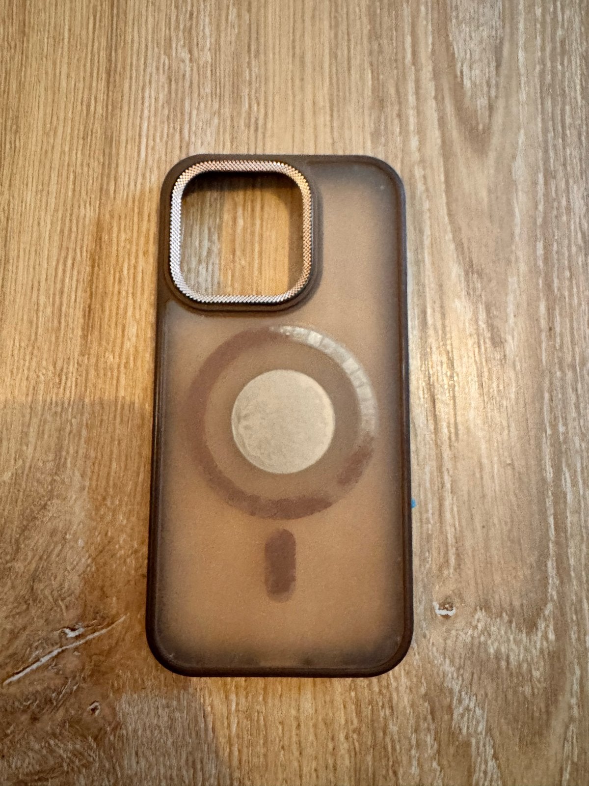 Transparant hoesje met MagSafe voor iPhone 15 Pro, MagSafe, Overige merken, Hoesje of Tasje, Zo goed als nieuw