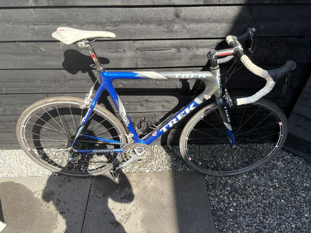 Trek OCLV 120 Racefiets - Carbon - Shimano 105, Gebruikt, Velgrem, 57 tot 61 cm, Meer dan 20 versnellingen