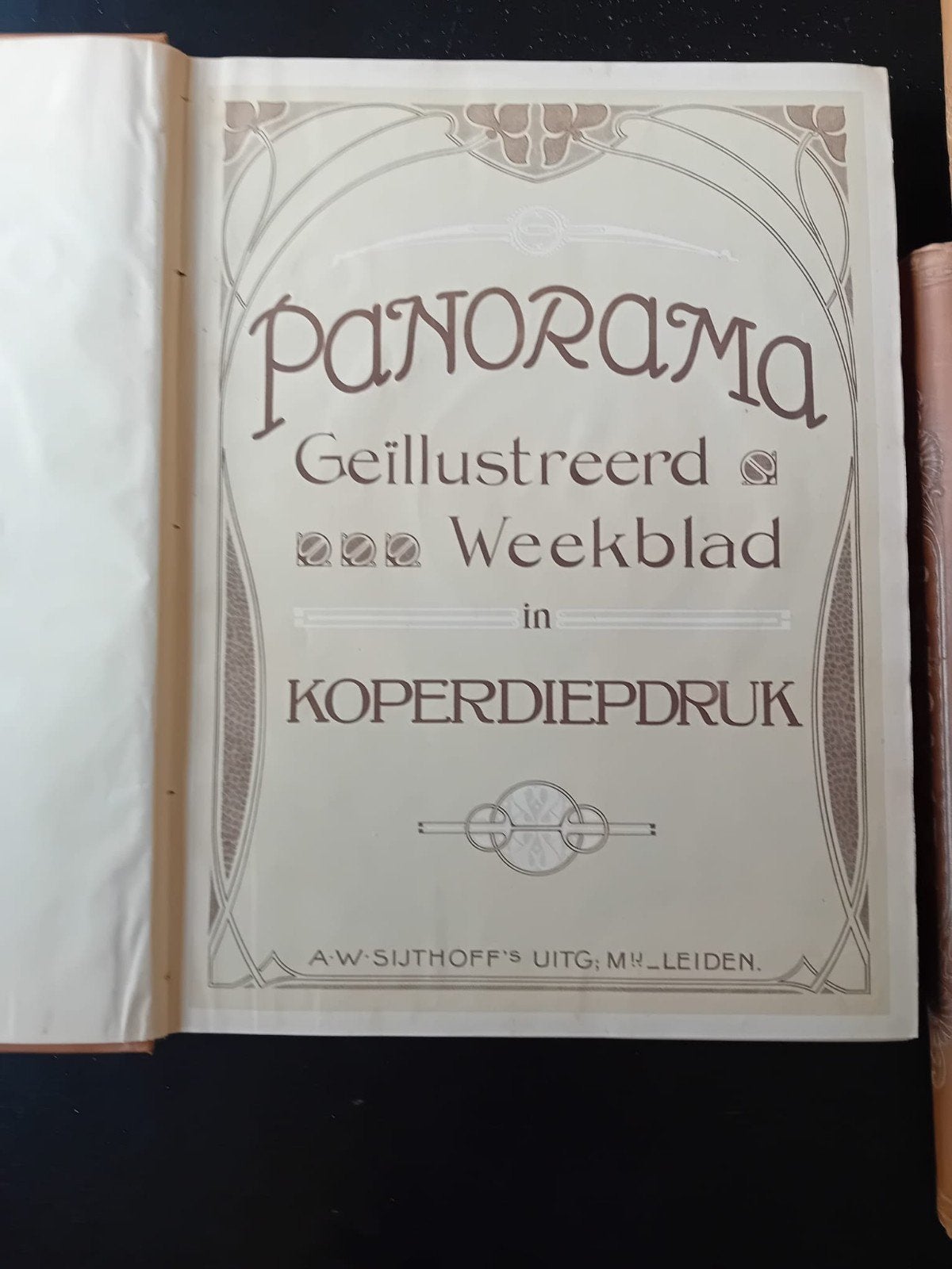 Unieke Set 6 keer ingebonden Panorama's. Jaargangen 1913, 14, Ophalen of Verzenden