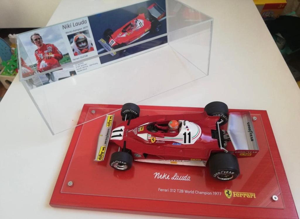 Niki Lauda Ferrari 312 T2B Wereldkampioen 1977 Modelauto, Ophalen of Verzenden, Zo goed als nieuw, Auto, Overige merken