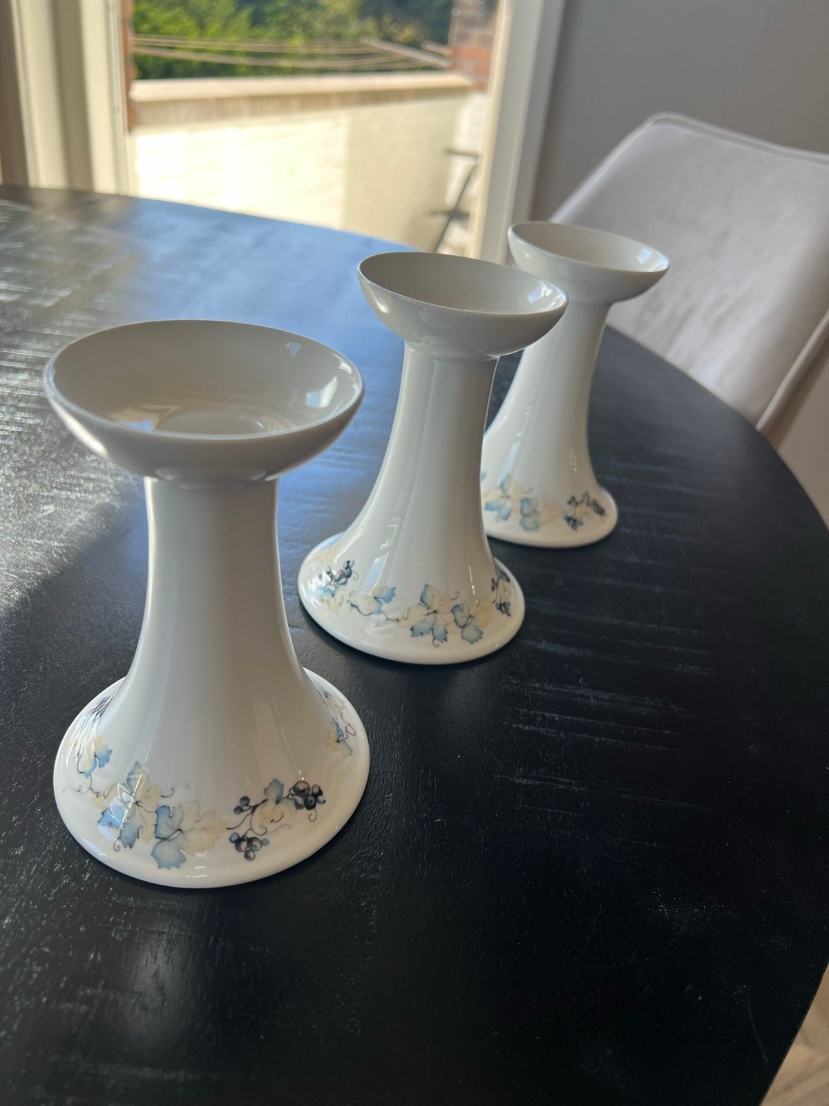 Set van 3 Villeroy & Boch Kandelaars, Antiek en Kunst, Antiek | Kandelaars, Keramiek of Aardewerk, Ophalen