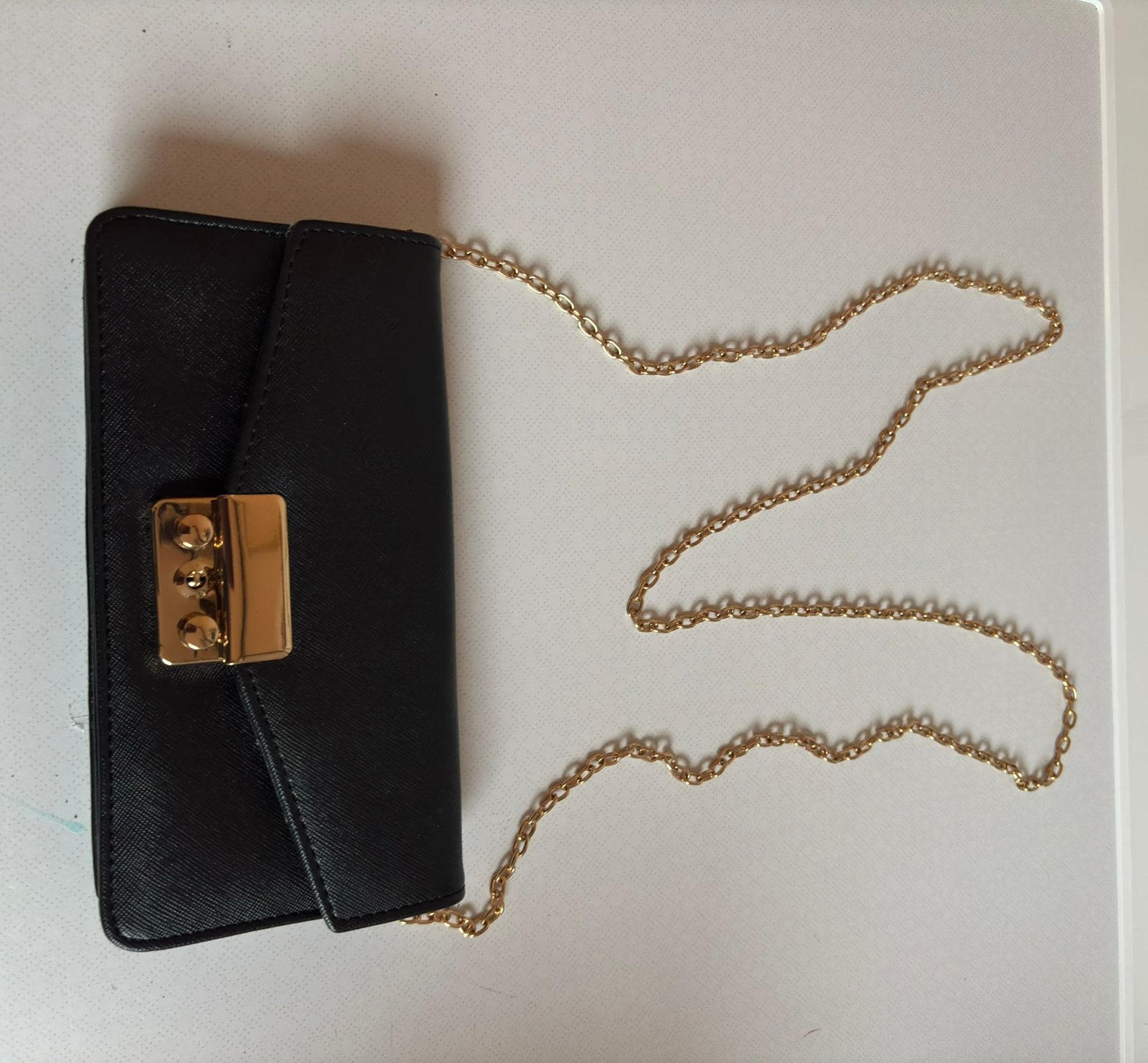 Clutch zwart, Ophalen of Verzenden, Zo goed als nieuw, Zwart, Avondtasje