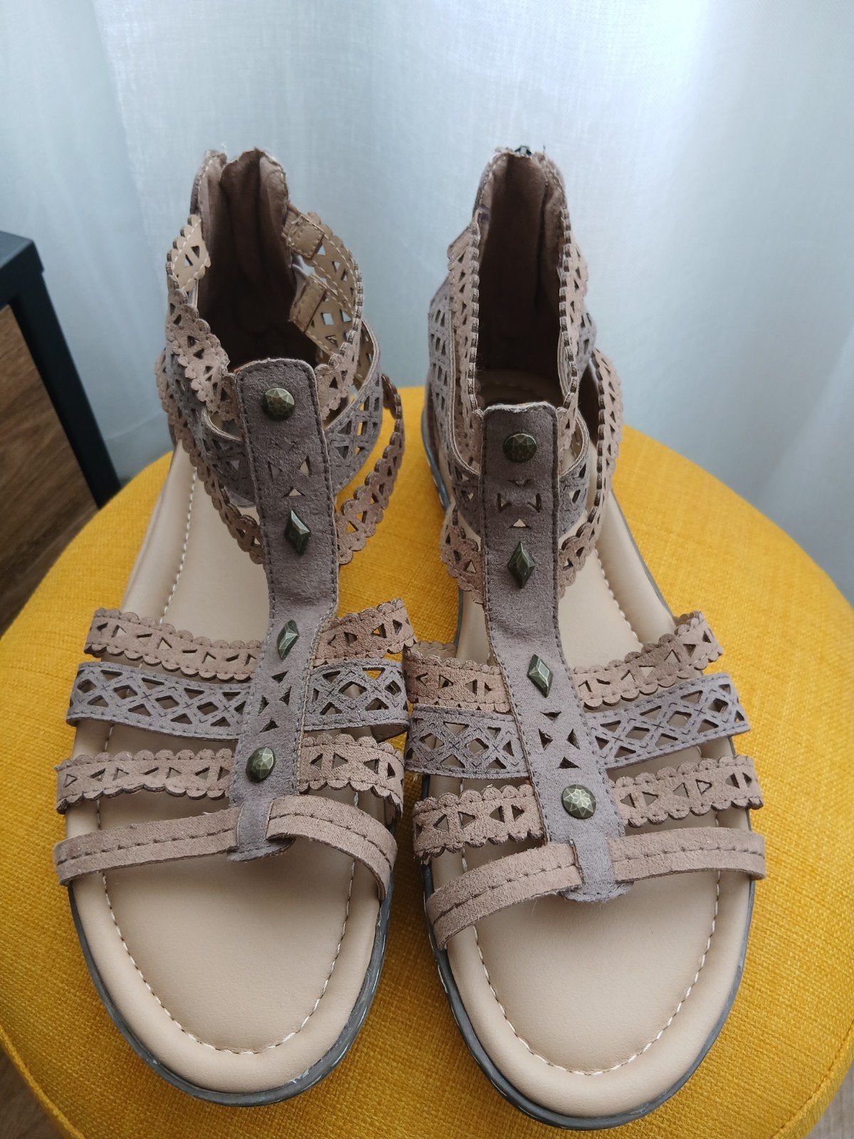 Stijlvolle nieuwe beige sandaaltjes van BJORNDAL. Maat 42., Kleding | Dames, Schoenen, Bjorndal, Verzenden, Beige, Nieuw