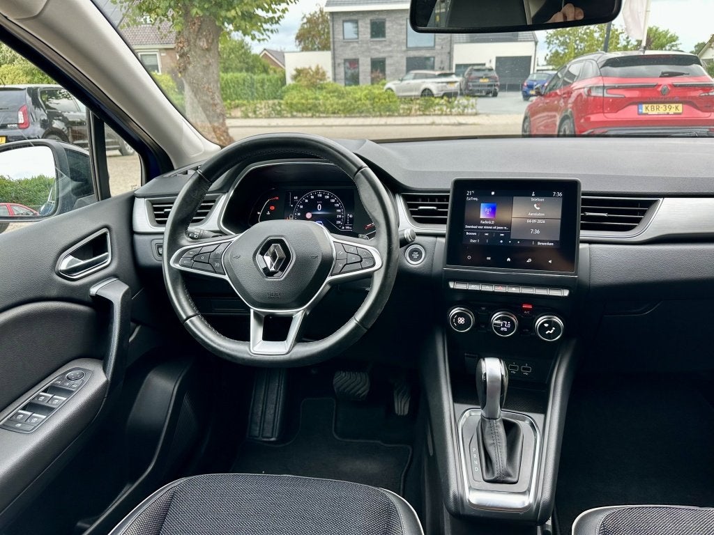 Renault Captur 1.3 TCe 130PK Intens automaat Camera Carplay, Auto's, Gebruikt, Euro 6, 4 cilinders, Blauw