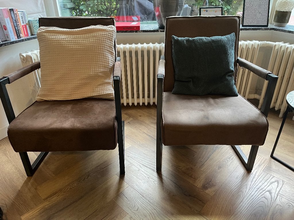 Twee mooie fauteuils, Ophalen, Zo goed als nieuw, 75 tot 100 cm, 50 tot 75 cm