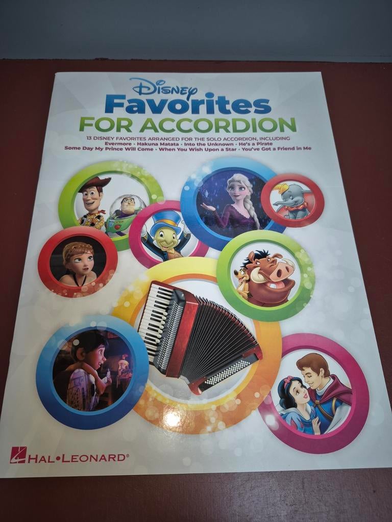 Disney Favorites for accordion, Ophalen of Verzenden, Nieuw, Les of Cursus, Accordeon
