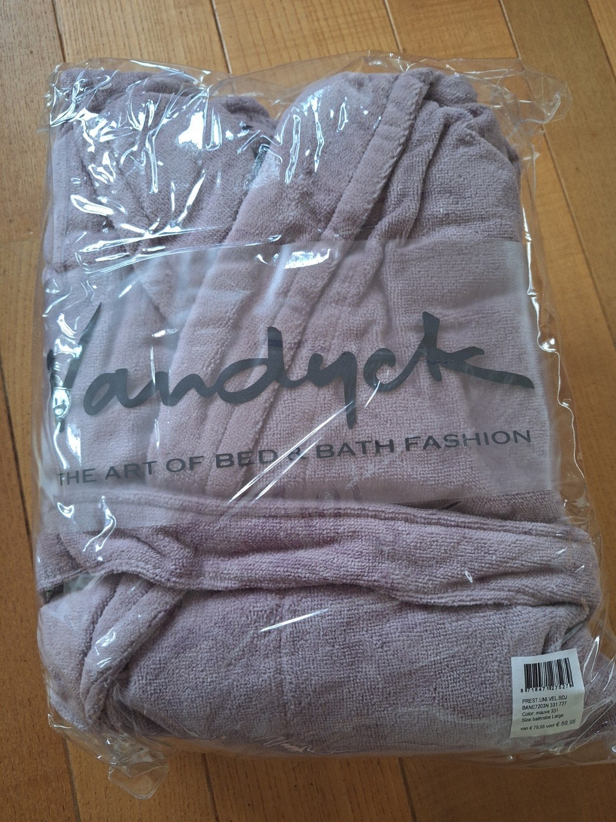Nieuwe VanDyck badjas - Mauve (Maat L), Kleding | Dames, VanDyck, Ophalen of Verzenden, Nieuw