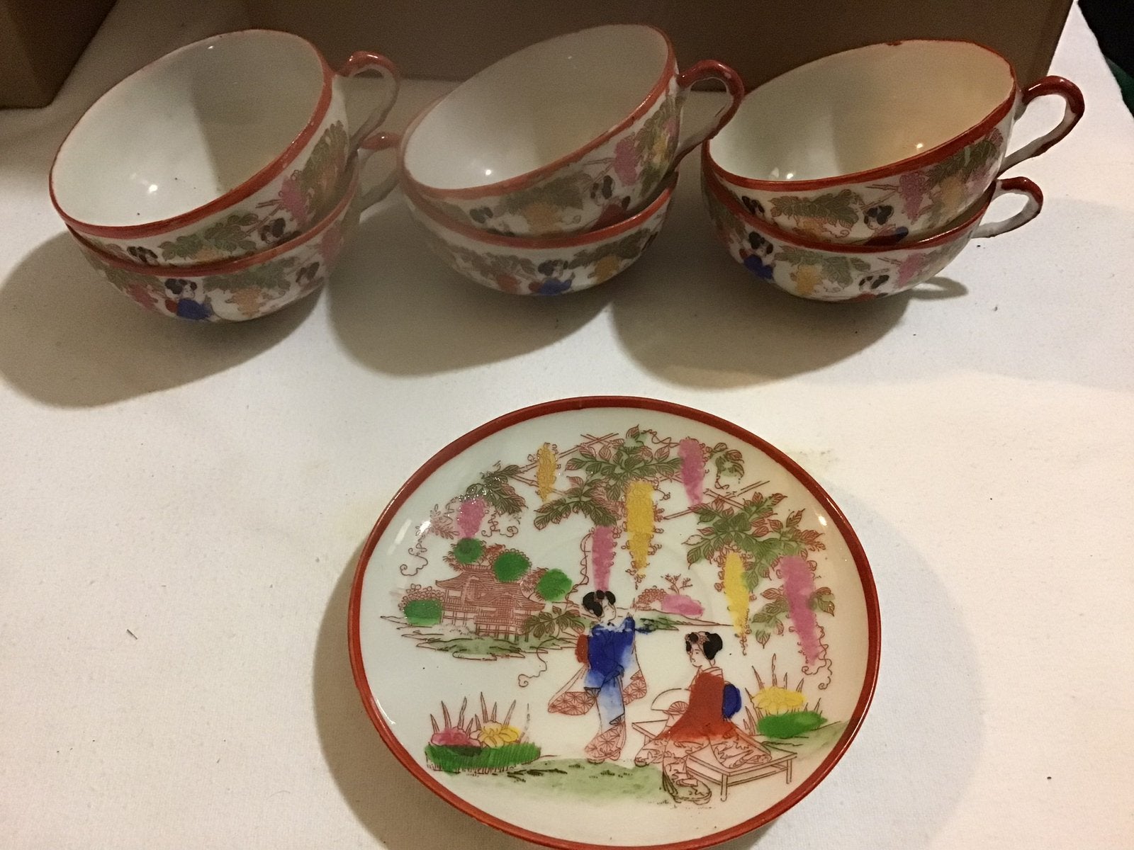 11 Chinese kop en schotels, Ophalen of Verzenden