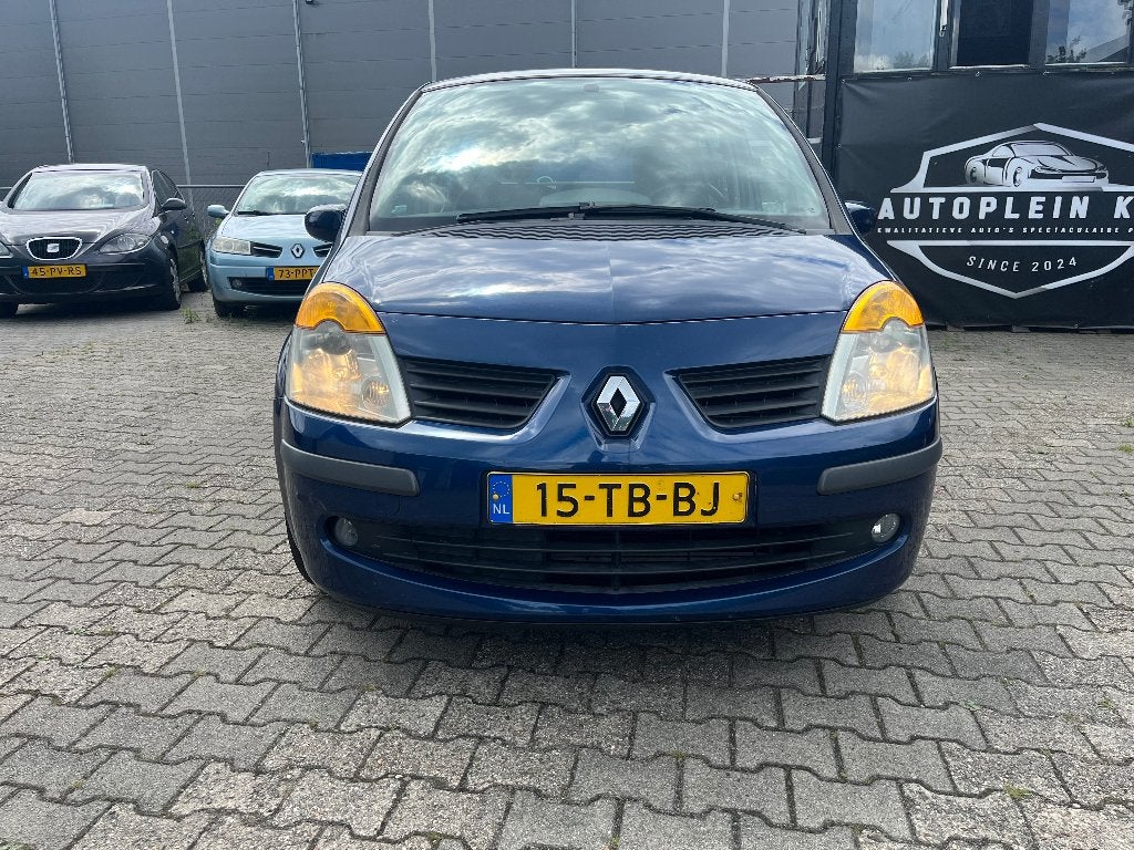 Renault Modus 1.6 16V E4 2005 Blauw, Auto's, Renault, Bedrijf, Modus, ABS, Airbags, Airconditioning, Boordcomputer, Centrale vergrendeling