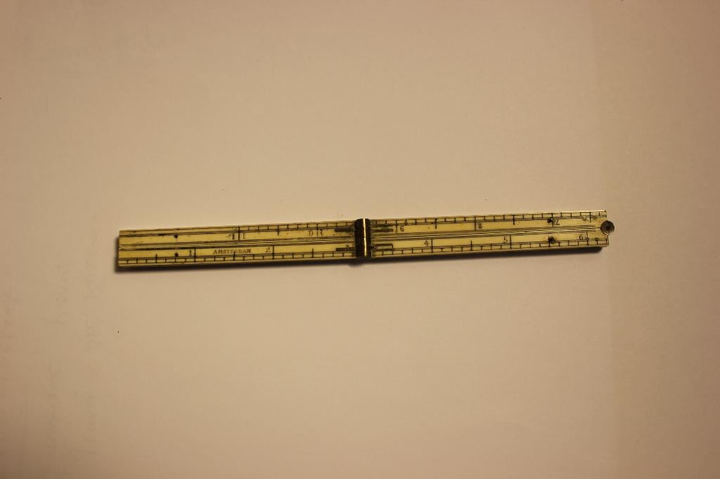 duimstok. amsterdamse duimen.1800-1810., Ophalen of Verzenden