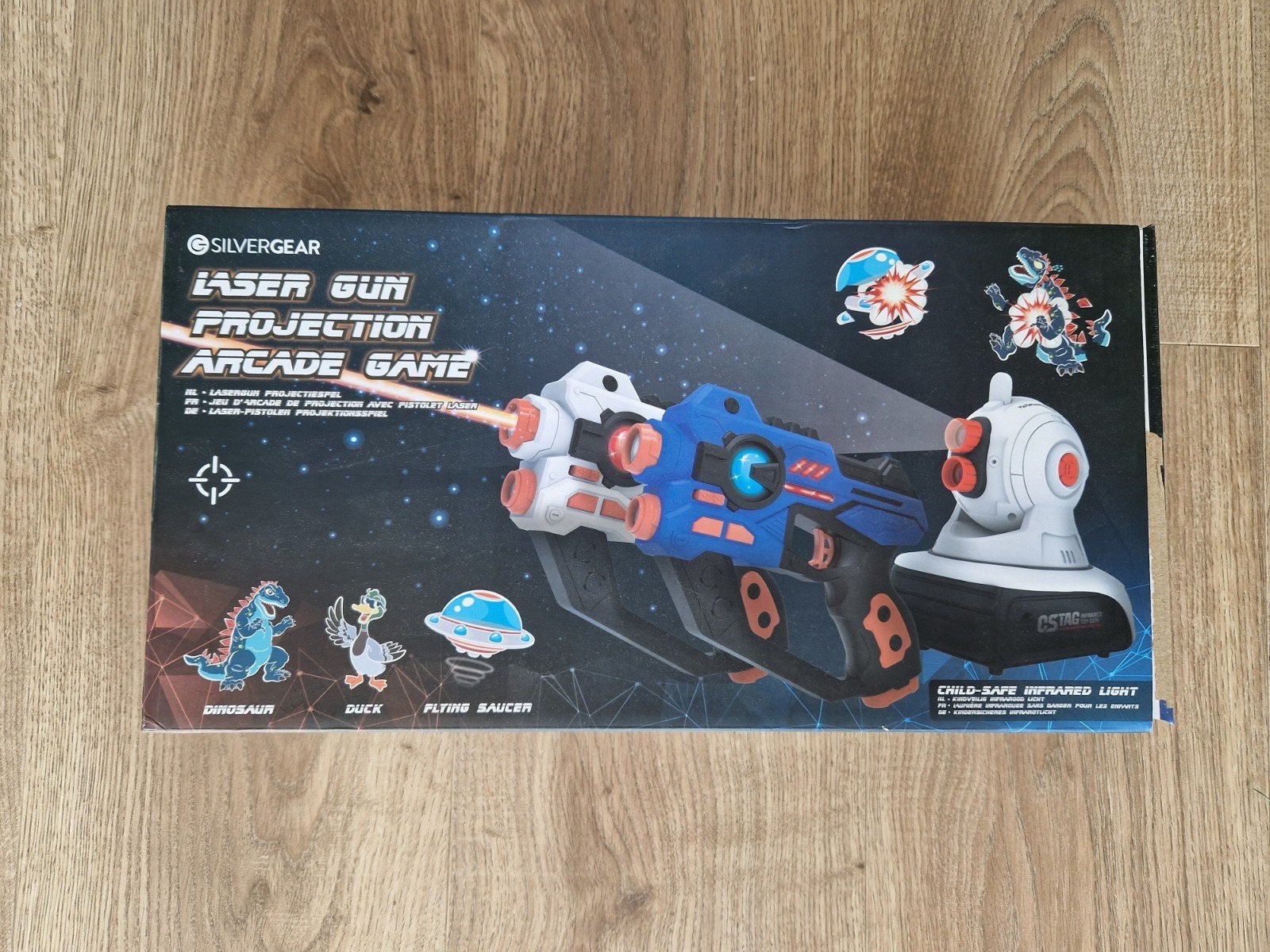 Silvergear Laser Gun Projectie Arcade Game, Ophalen, Zo goed als nieuw