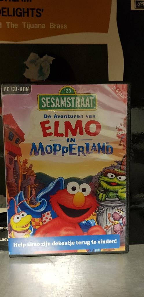 cd-rom Elmo in Mopperland (Z226-101), Cd's en Dvd's, Alle leeftijden, Ophalen of Verzenden, Zo goed als nieuw