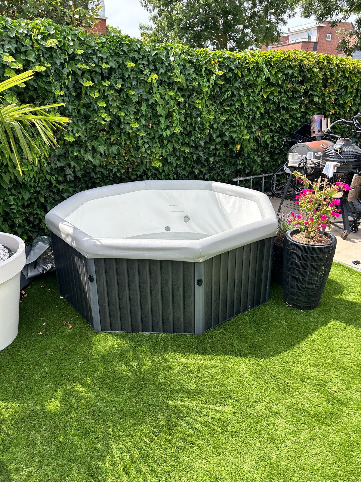 Jacuzzi met defecte verwarming en filtermaar met  bubbels, Ophalen, Gebruikt, Overige typen, Rond