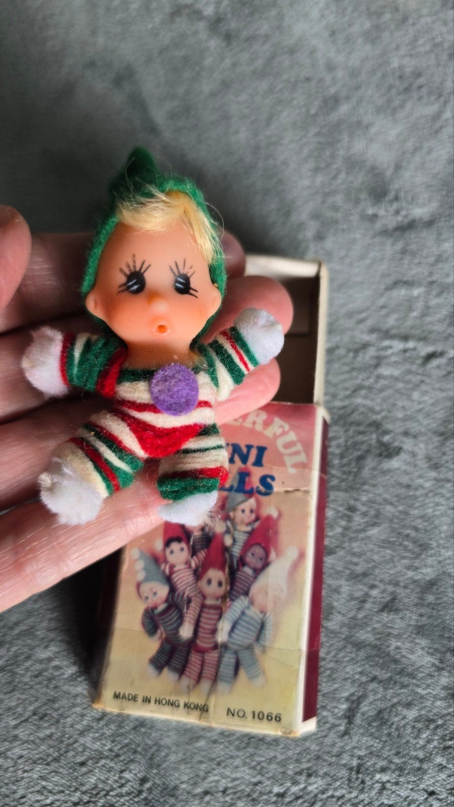 Uniek lucifer poppetje vintage., Verzamelen, Ophalen of Verzenden, Gebruikt, Beeldje of Poppetje