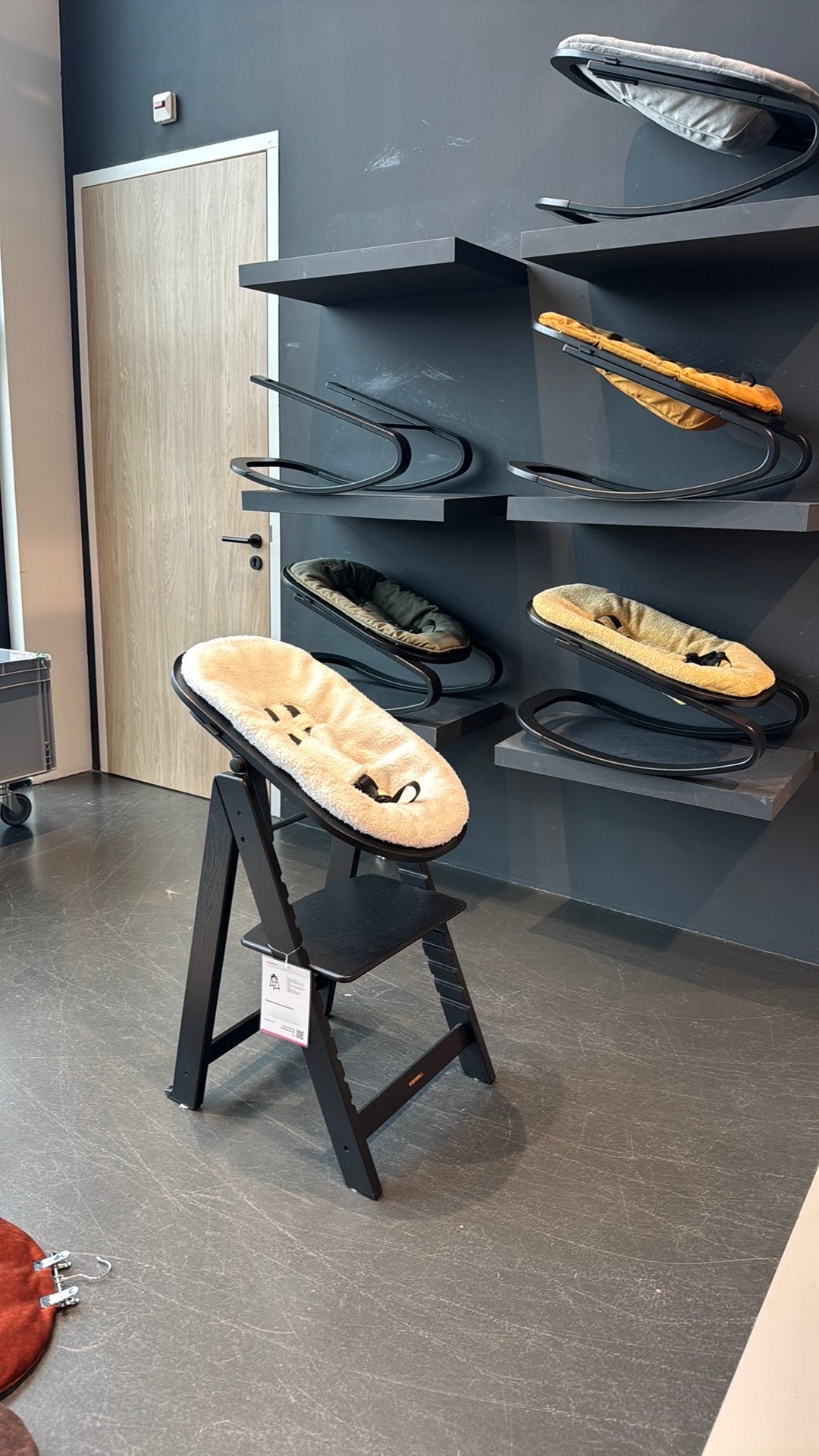 Kidsmill Up! stoel/newborn/wiponderstel/beugel zwart, Huis en Inrichting, Ophalen of Verzenden, Zo goed als nieuw