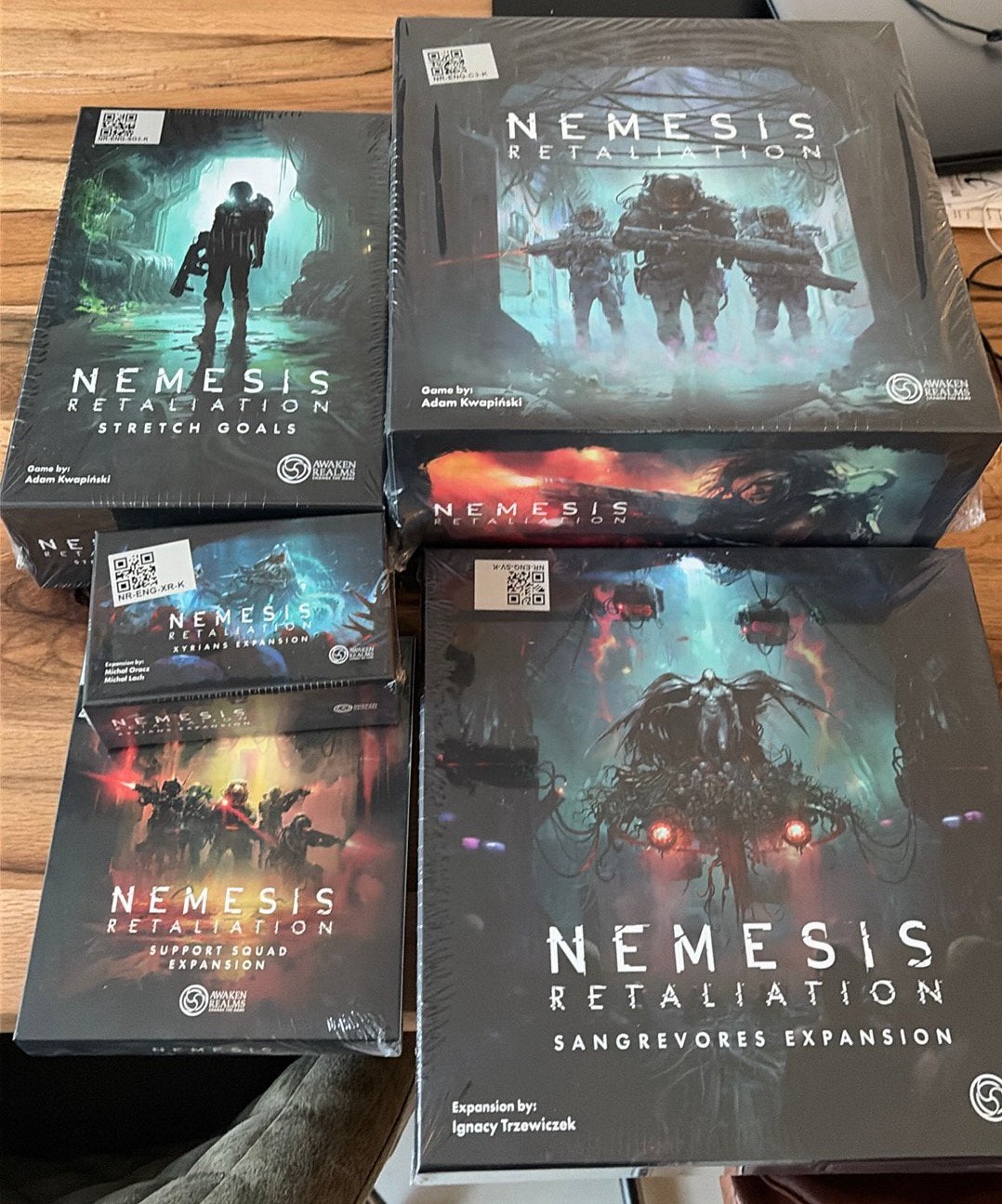 Nemesis Retaliation: inclusief uitbreiding en stretchgoals., Ophalen of Verzenden, Nieuw