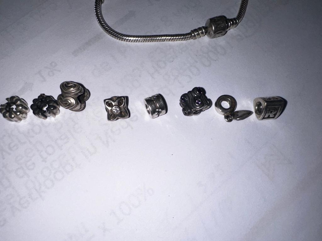 Originele Pandora armband + vintage charms | 925 ALE |, Ophalen of Verzenden, Zilver, Pandora