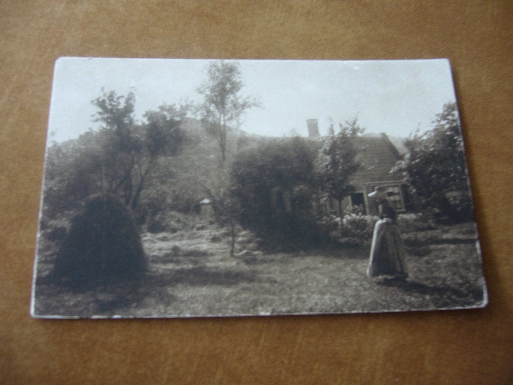 BERGEN - SCHOORL  =  BOERDERIJ 1914, Ophalen of Verzenden, 1920 tot 1940, Gelopen, Noord-Holland
