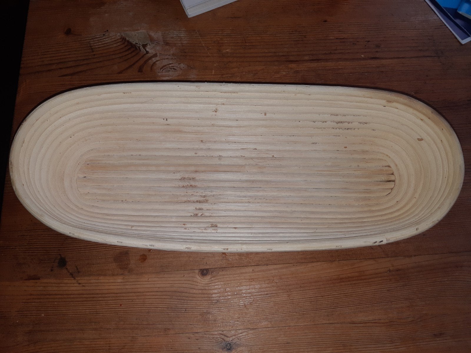 langwerpig Rijsmandje - 42x17,5x8cm, Gebruikt, Gevlochten, Mand, Ophalen of Verzenden