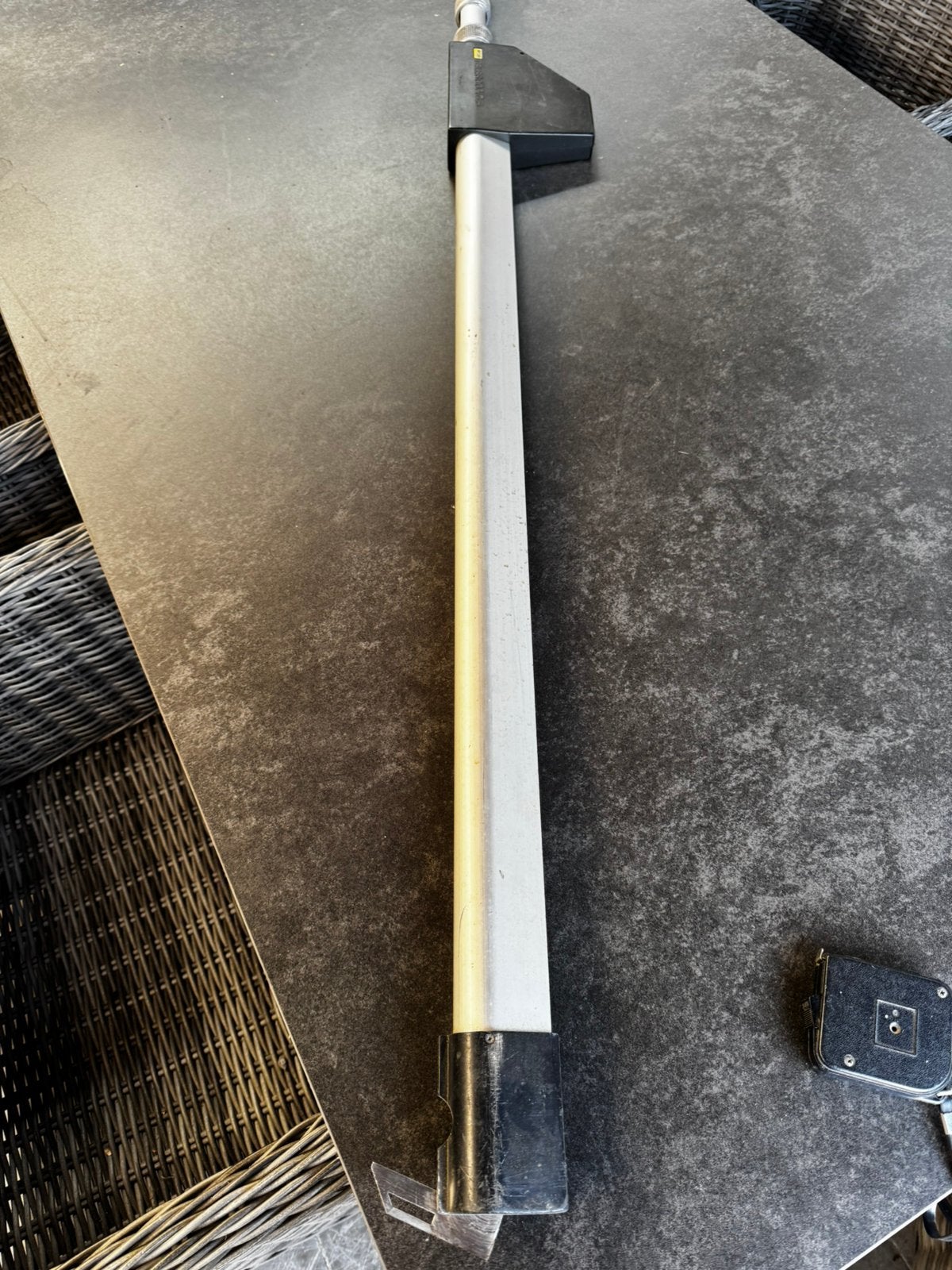 telescoop meetstok   stanley  5 meter, Ophalen, Gebruikt