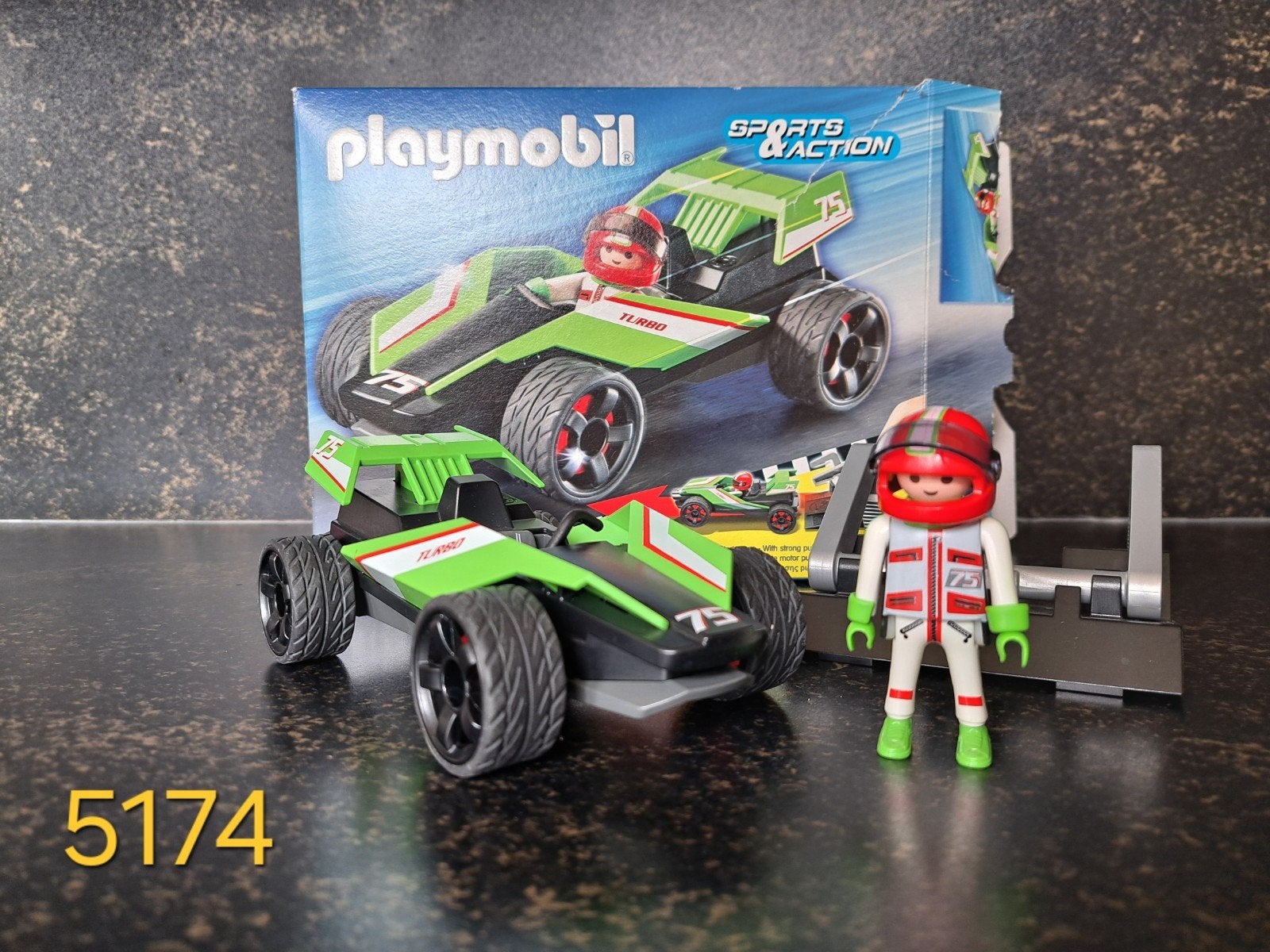 Playmobil set 5174 Turbo racer, Complete set, Voertuig, Ophalen of Verzenden, Zo goed als nieuw