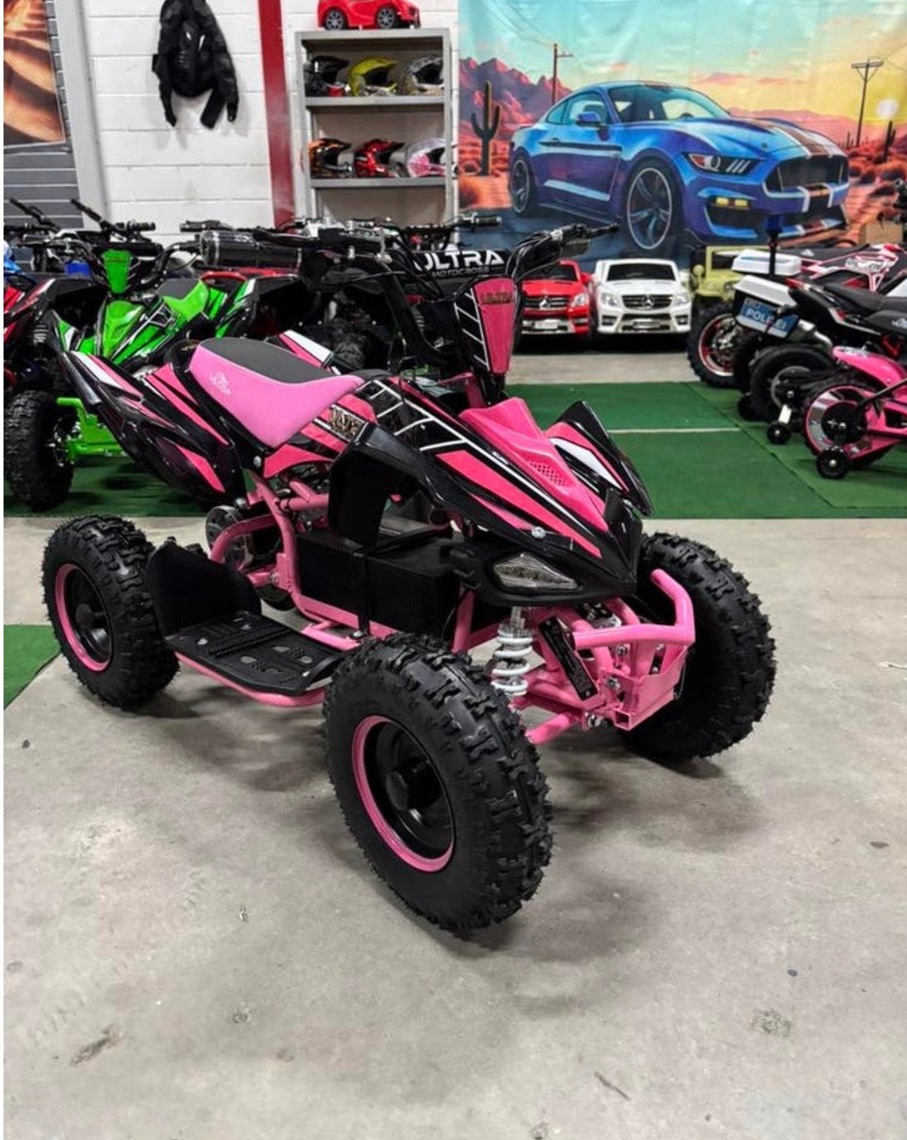 Ultra Motocross Roze 1000W 36V Elektrische Kinderquad Accu, Ultra motocross, Nieuw, Info@roadmax.nl, Dr.Nolenslaan 157E 6136GM Sittard