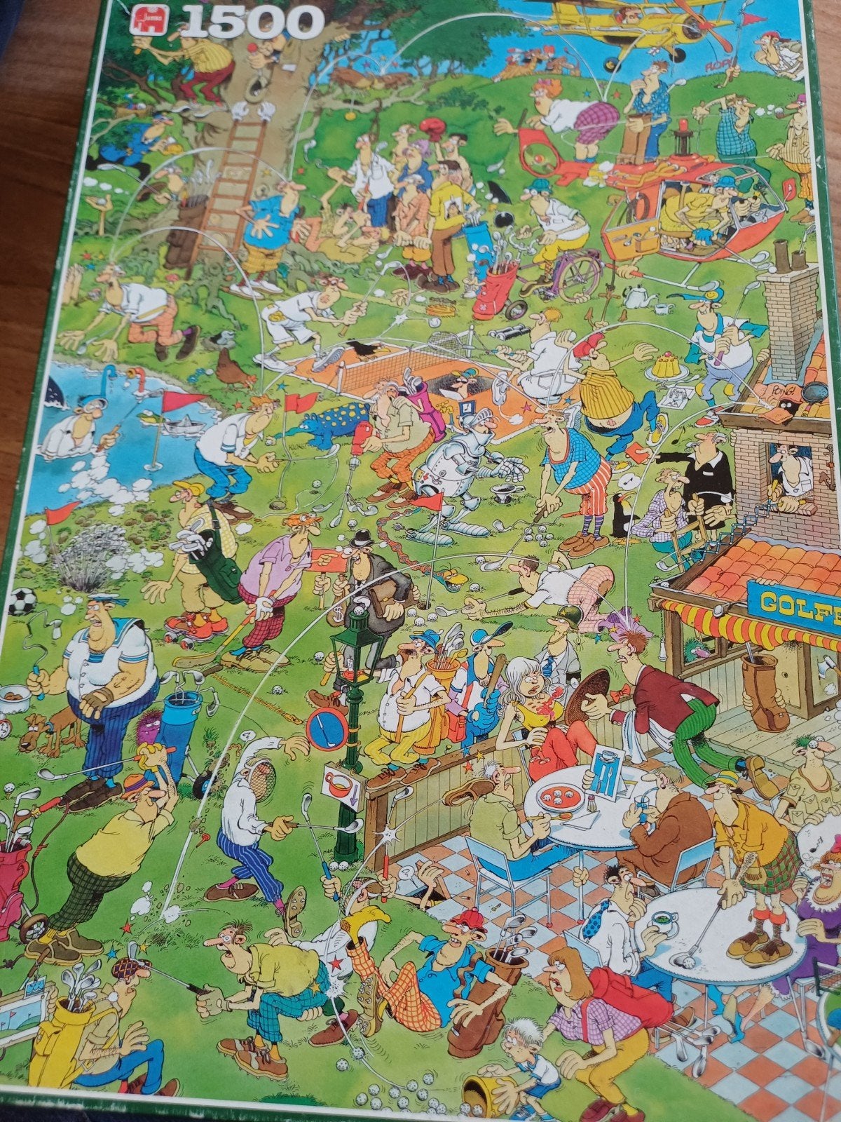 Jan van Haasteren Golf Puzzel 1500 Stukjes, Ophalen, Meer dan 50 stukjes, Gebruikt, 6 jaar of ouder