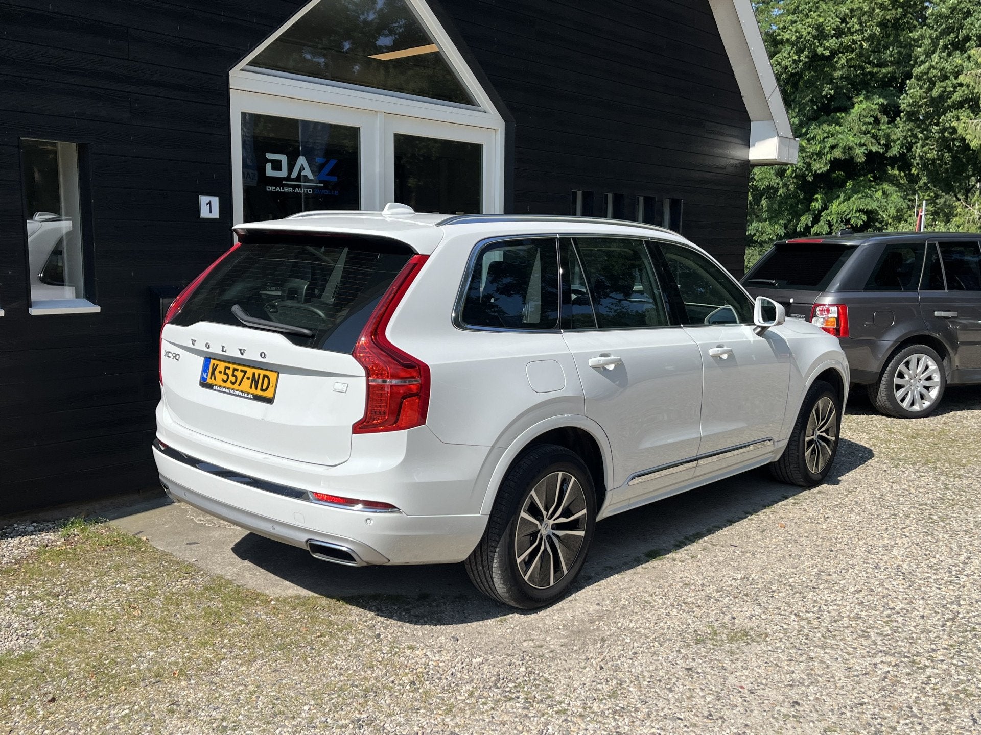 Volvo XC90 2.0 T8 Recharge AWD Business Pro 7P/Aut/Ecc/Leer/, Gebruikt, 4 cilinders, 7 stoelen, Wit