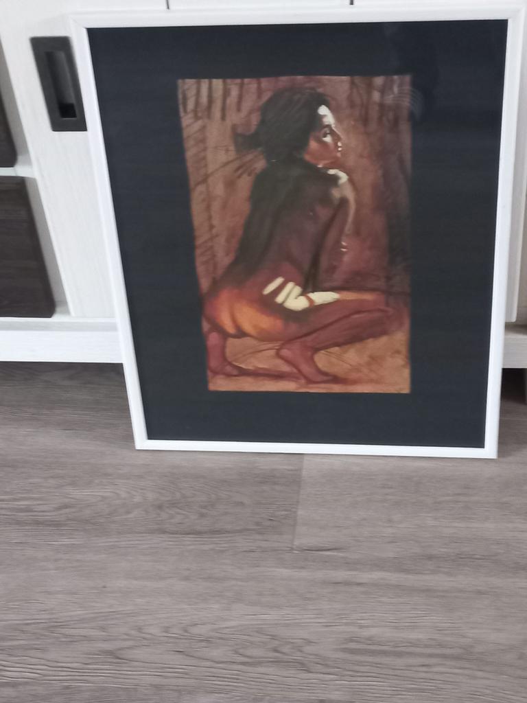 5x Schilderij Nico Vrielink 47cm x 37cm, Antiek en Kunst, Ophalen