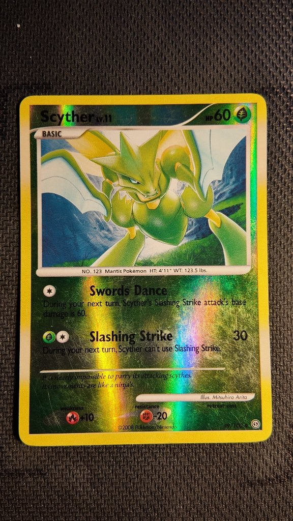 Scyther 49 Stormfront | Pokemon kaart, Ophalen, Zo goed als nieuw, Losse kaart, Foil