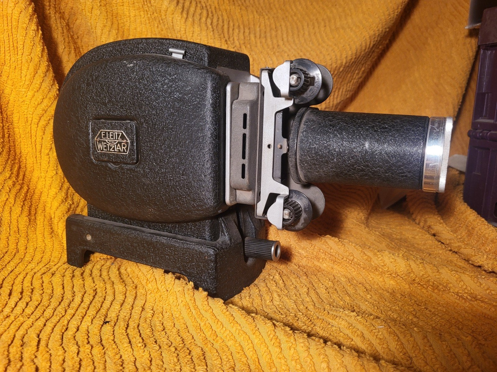 Vintage Leitz Wetzlar Leica Hektor f=10cm 1:2.5 Diaprojector, Ophalen of Verzenden, Gebruikt