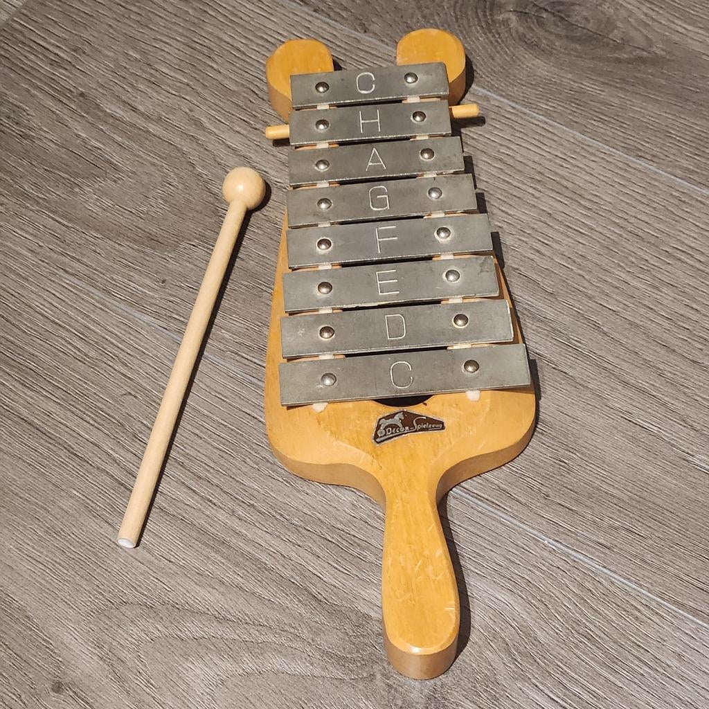Vintage Decor-Spielzeug metallofoon, Ophalen of Verzenden, Gebruikt, Overige typen, Met geluid