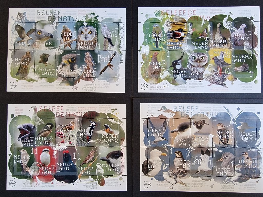 Postfrisse velletjes Beleef de Natuur 2020 - Per stuk, Ophalen of Verzenden, Na 1940, Postfris