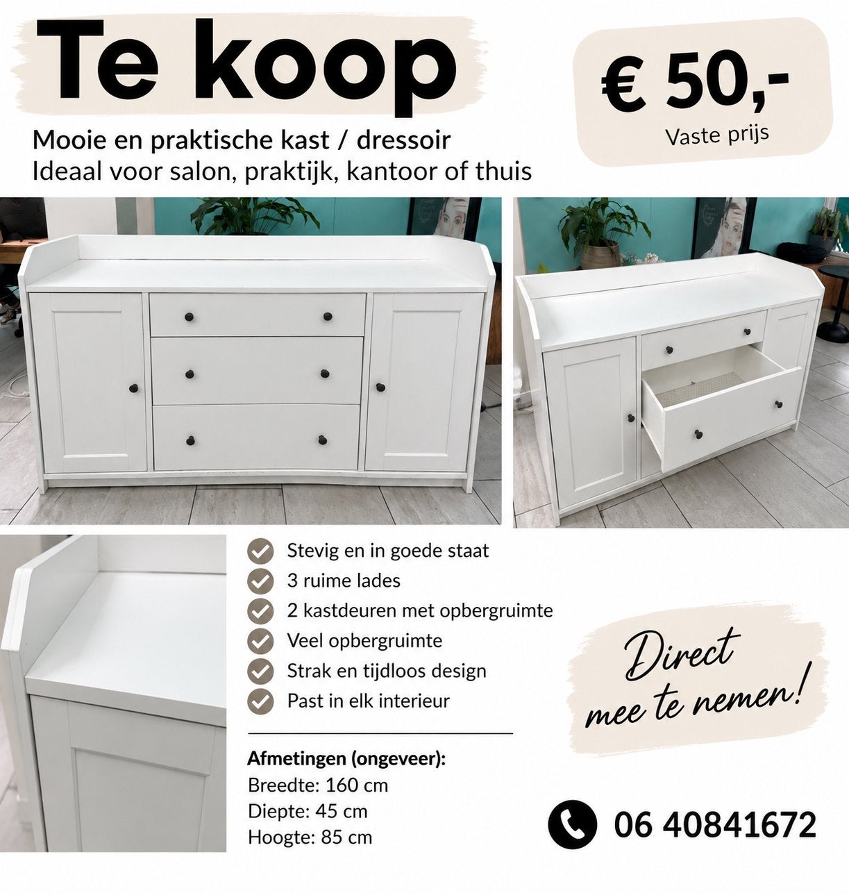Ikea kast, Ophalen, Zo goed als nieuw, 25 tot 50 cm