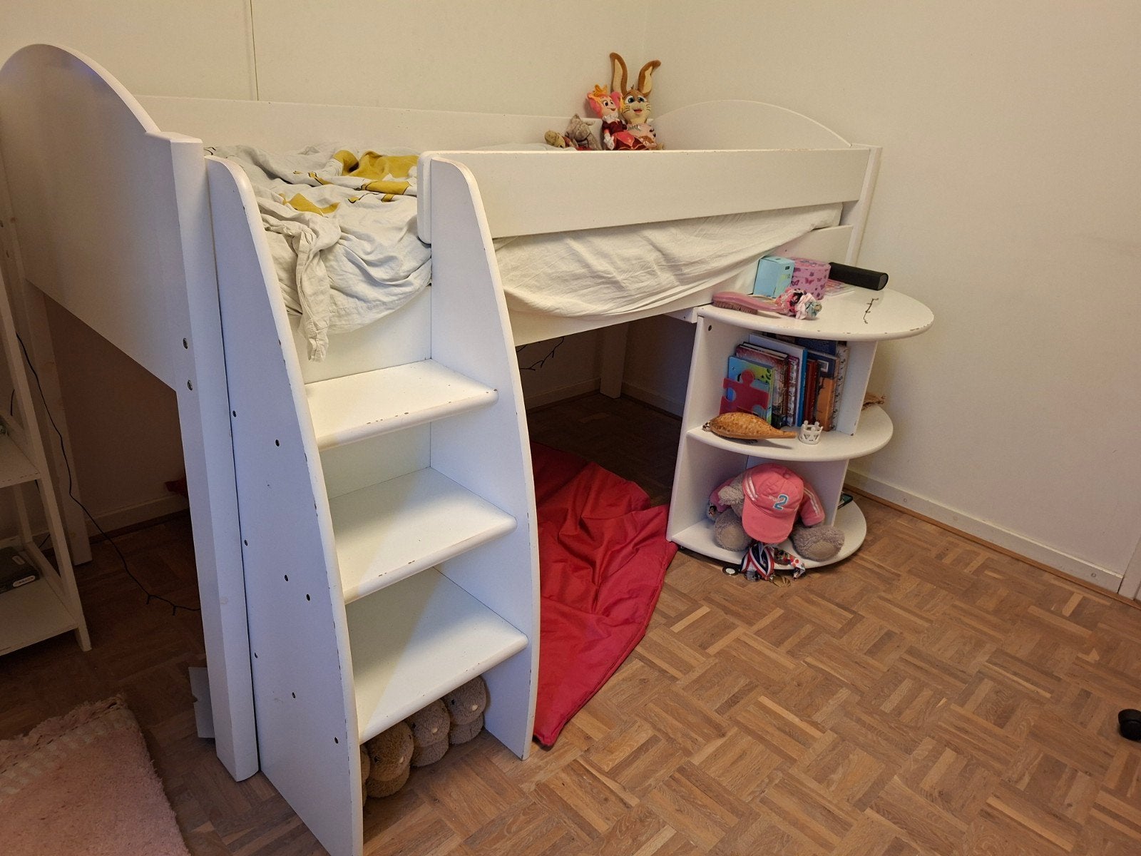 halfhoogslaper met uitschuifbaar bureau, Ophalen, Gebruikt, Halfhoogslaper