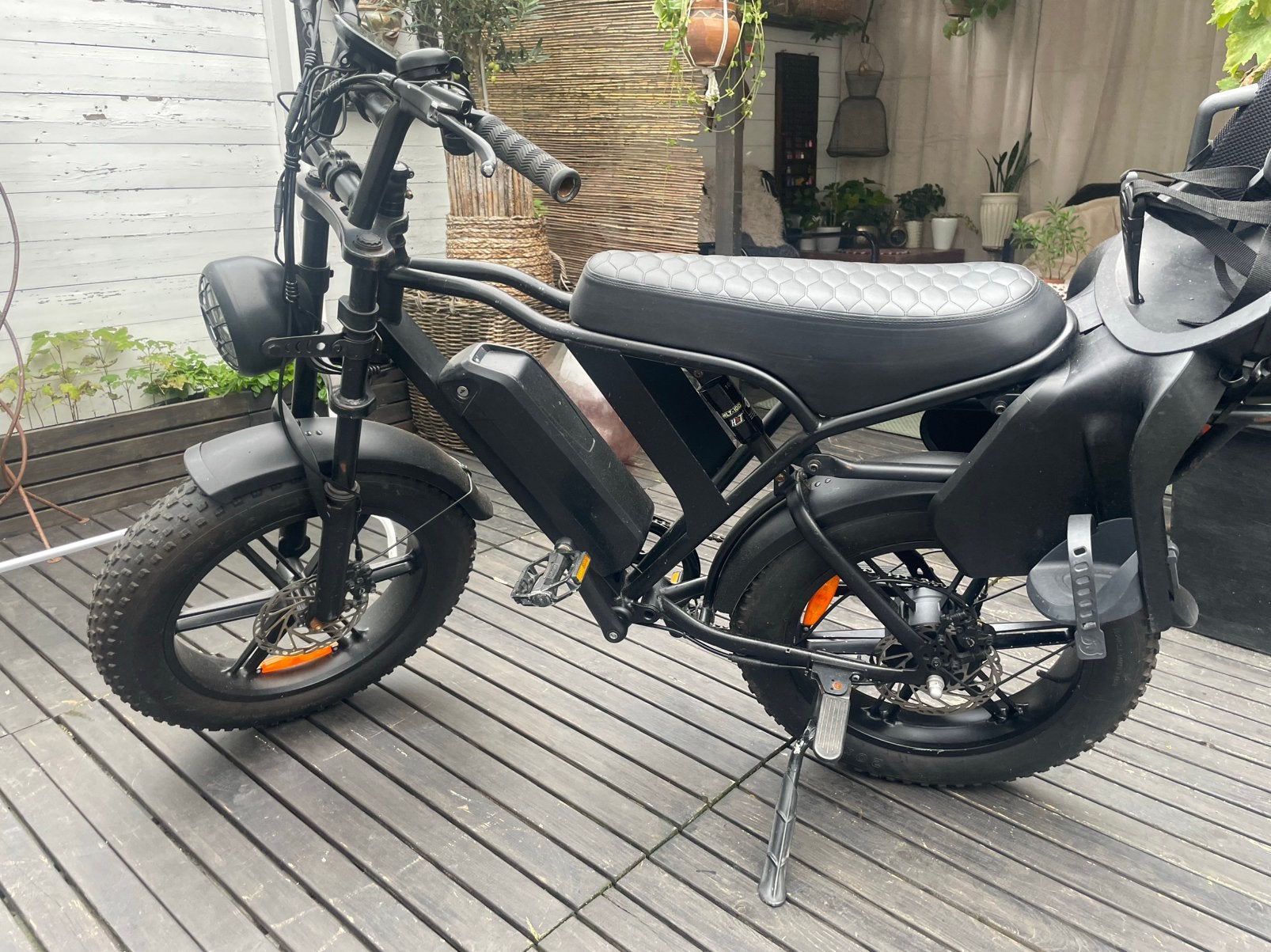 FATBIKE WINDGOO F20 ZWART, Ophalen, Gebruikt, 30 tot 50 km per accu, Overige merken