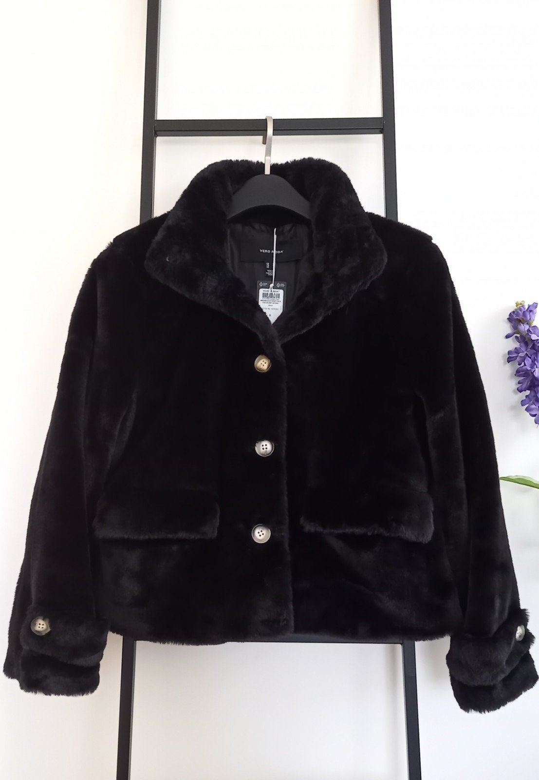 Jas Faux Fur zwart nieuw mooie kwaliteit maat S Vera Moda
Ma, Vera Moda, Zwart, Nieuw, Ophalen of Verzenden