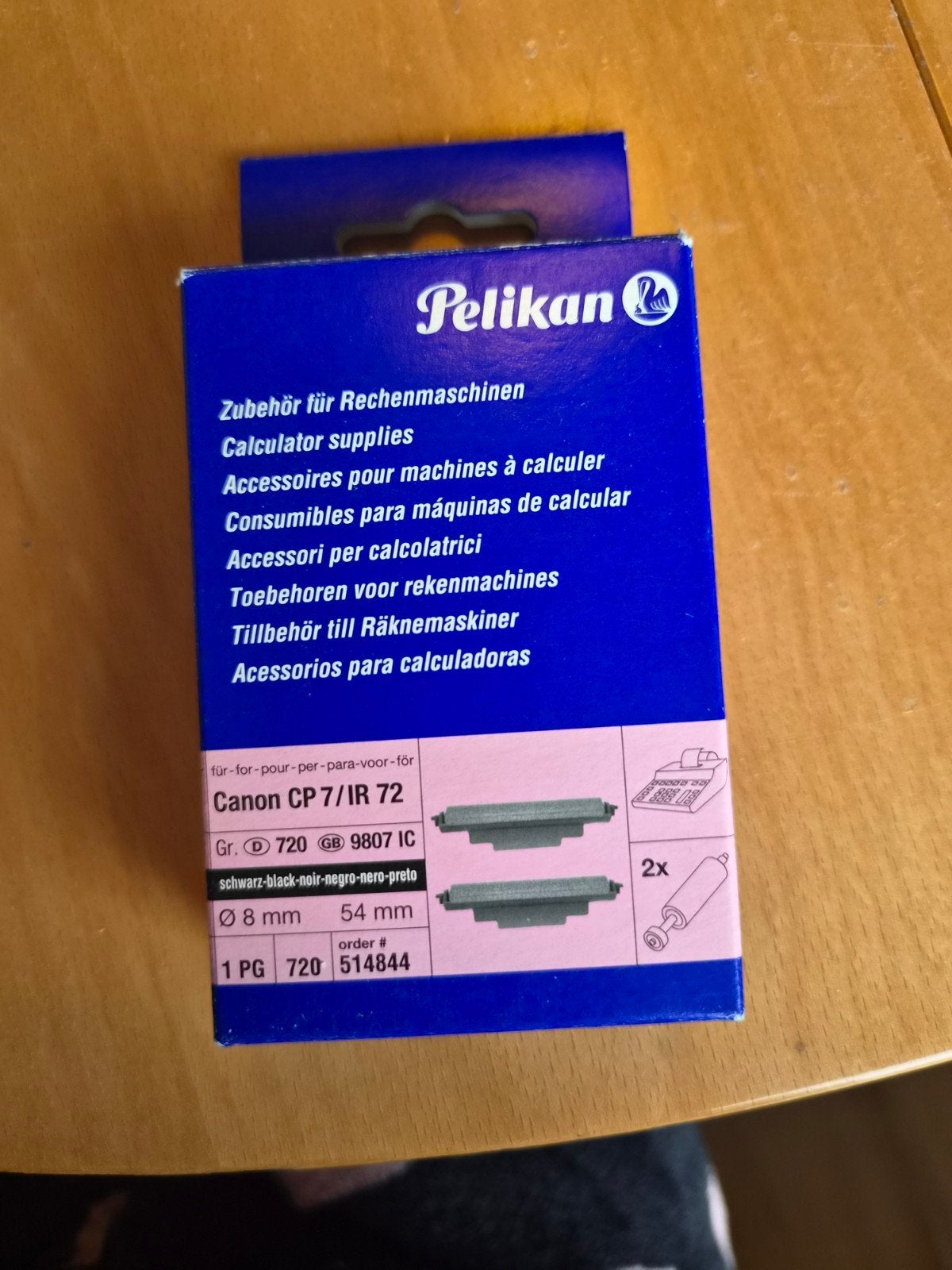 nieuw canon cp7 / IR 72 rekenmachine zwart, Ophalen of Verzenden, Nieuw