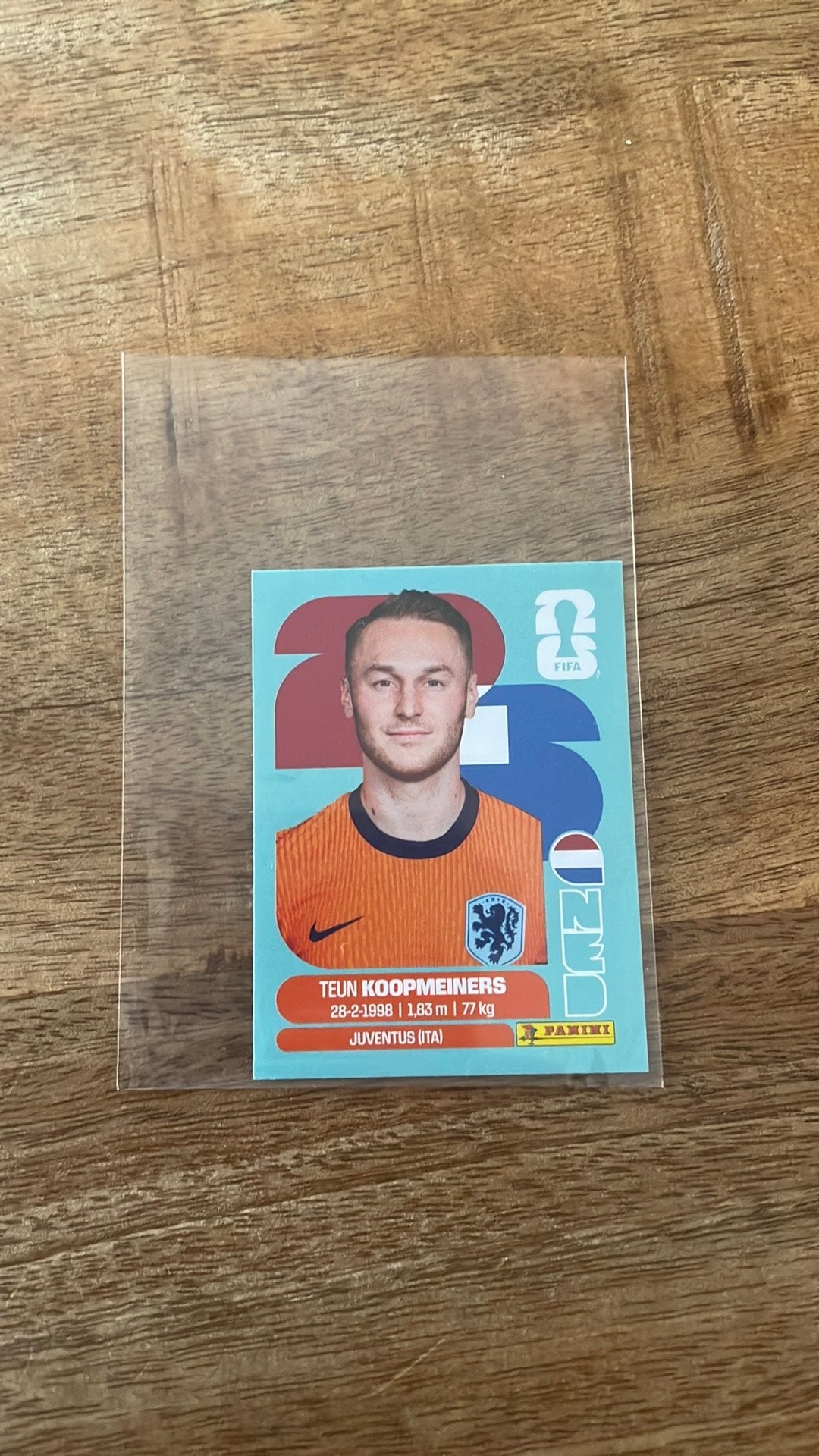 Teun Koopmeiners - Fifa World Cup 2026 Panini Sticker, Ophalen of Verzenden, Nieuw, Sport