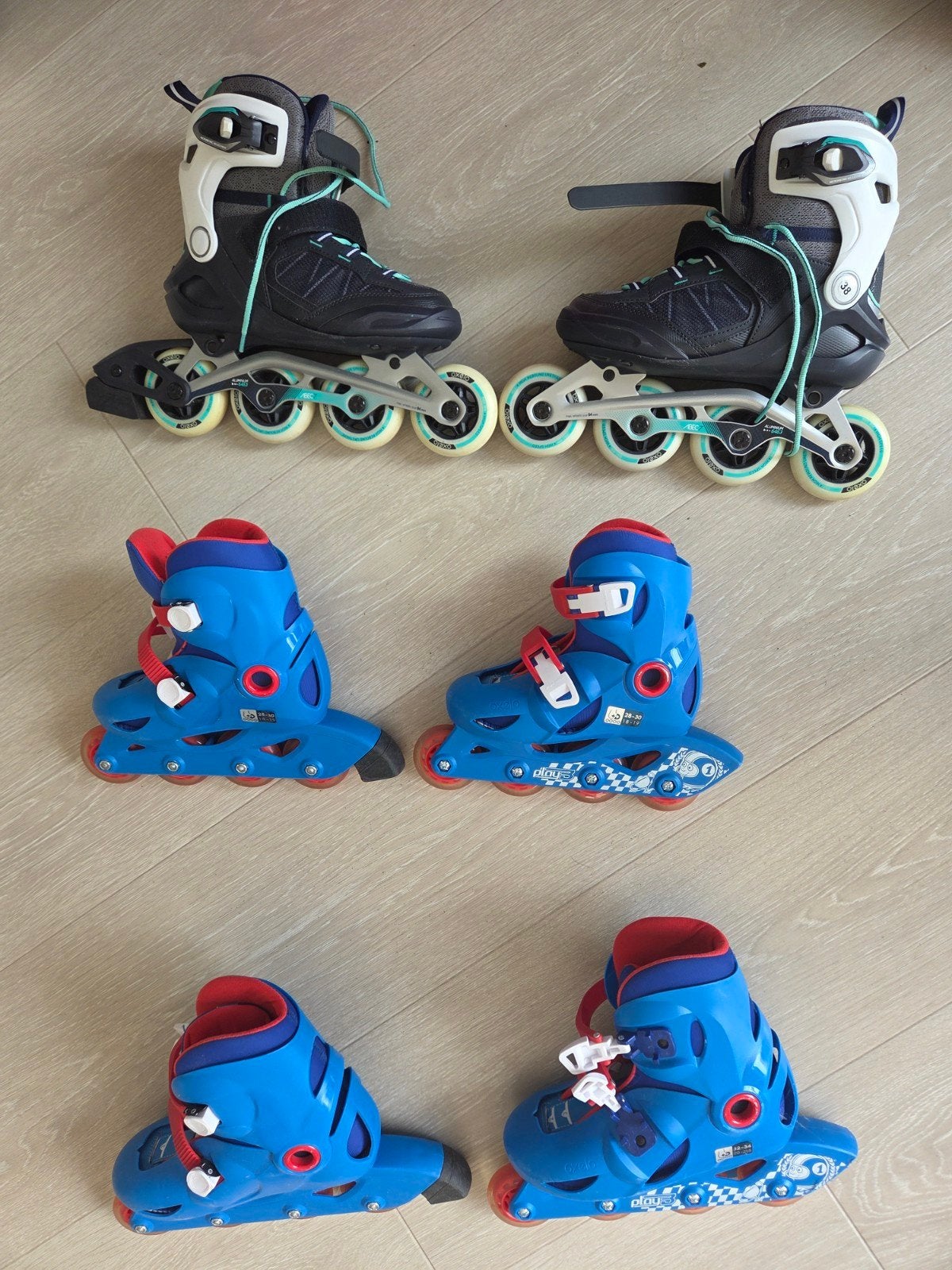 Oxelo rolschaatsen, skeelers en bescherming vanaf 10 euro, Ophalen of Verzenden, Zo goed als nieuw, Overige typen, Overige merken