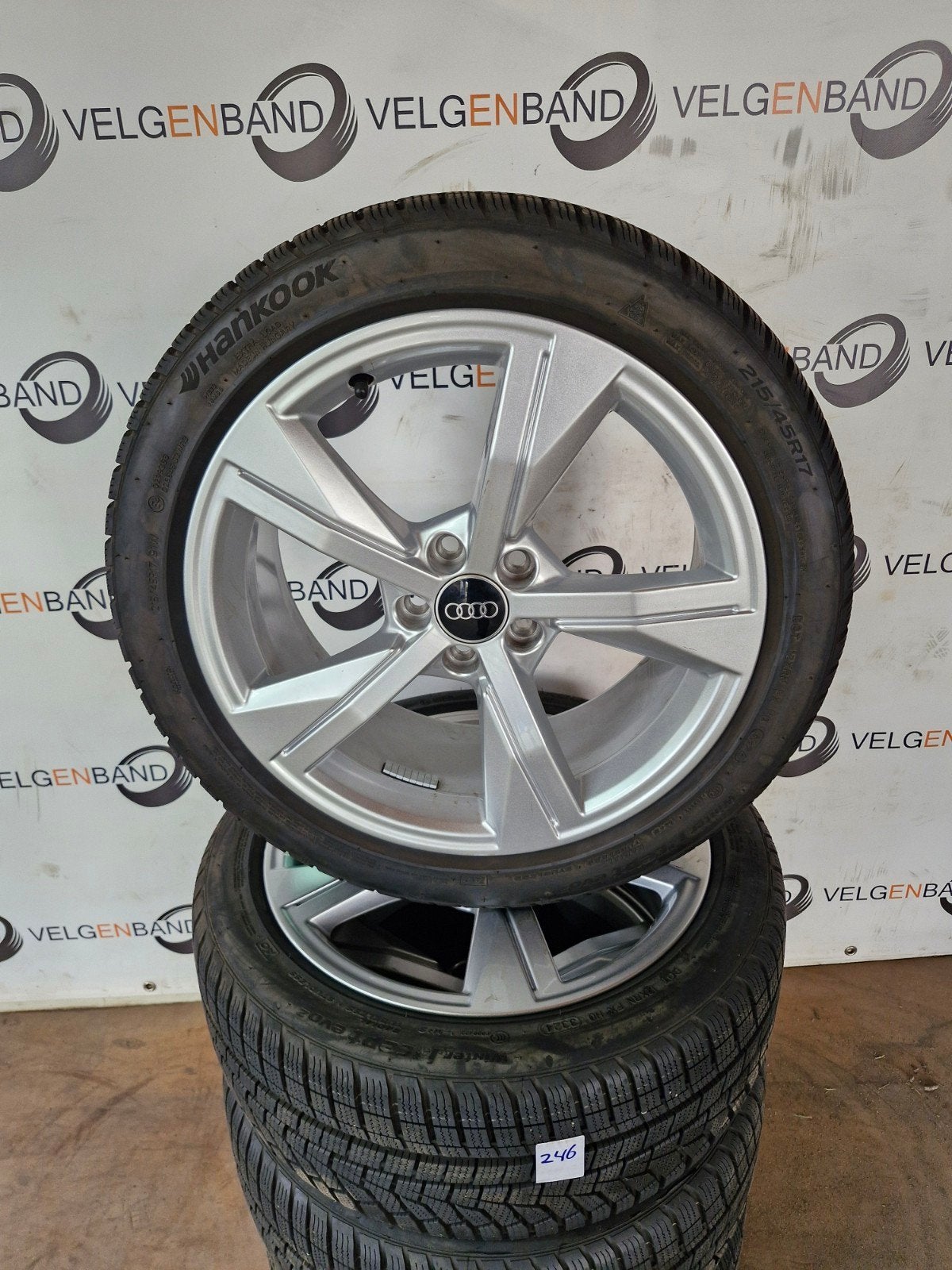 Winterset Audi A1 215 45 17 5x100 57,1 polo winterbanden, Auto-onderdelen, Banden en Velgen, Audi, ., Banden en Velgen, 17 inch