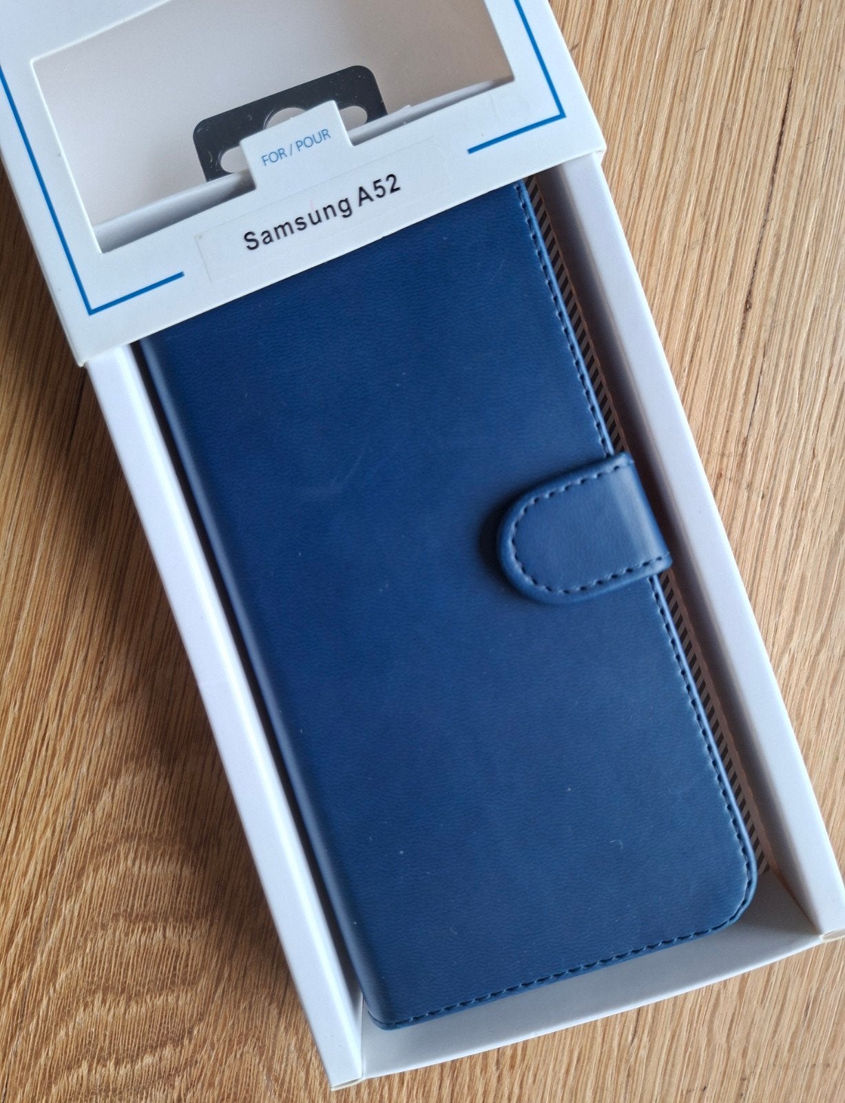 Samsung A52 flipcase donkerblauw nieuw wallet navy blue