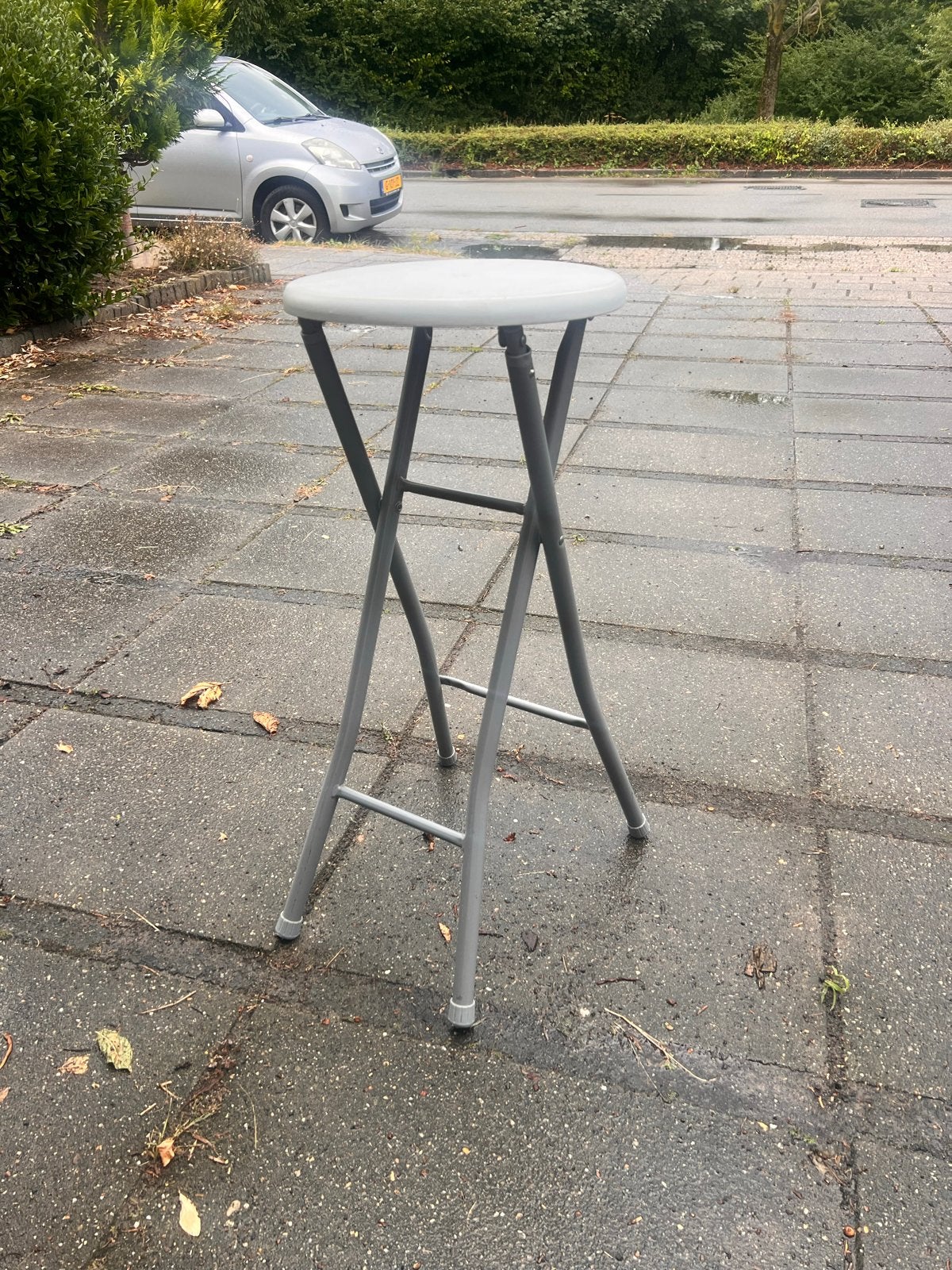 6 Inklapbare barkrukken - Hoogte 70 cm, Huis en Inrichting, Ophalen, 60 tot 90 cm, Metaal, Gebruikt