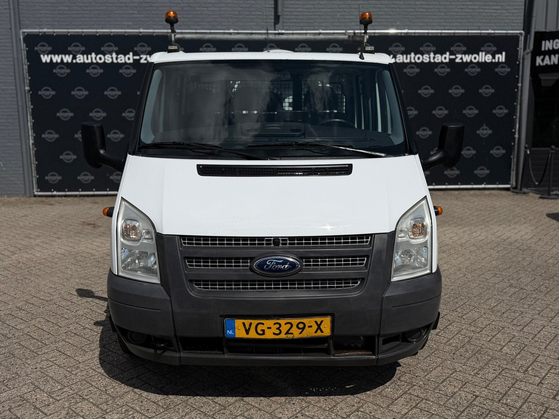 Ford Transit 350L 2.2 TDCI Ambiente EF DC Euro 5 / Pick-up /, Auto's, Bestelauto's, Euro 5, Wit, Origineel Nederlands, Bedrijf