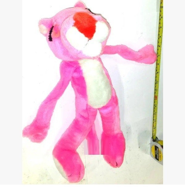 Pink Panther Roze Panter en nog vintage Stripfiguren knuffel, Ophalen of Verzenden, Overige figuren, Gebruikt, Overige typen