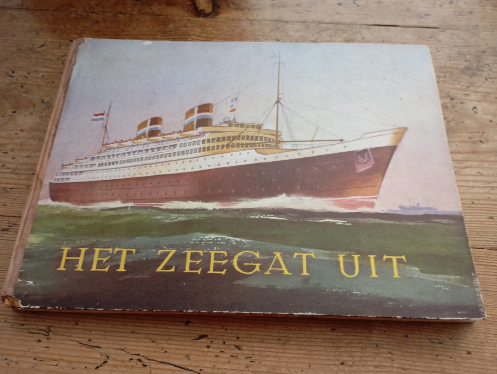 Vintage 1948 plaatjesalbum A Hooimeijer koekfabriek, Boeken, Ophalen of Verzenden, Gelezen
