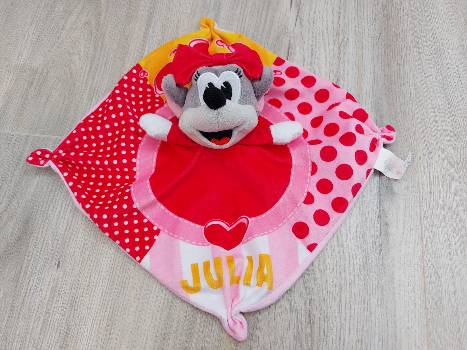 Knuffel knuffeldoekje Julianatoren jul Julia muis L1680, Ophalen of Verzenden, Zo goed als nieuw