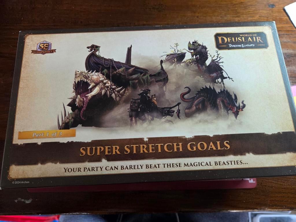 Deuslair Dungeons & Lasers Super Stretch Goals Part 1, Ophalen of Verzenden, Nieuw