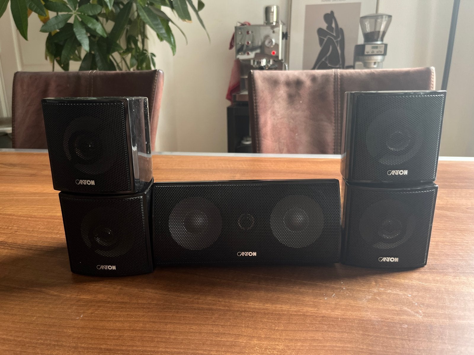 Canton Movie CX Compact 5.1 Surround Set - Zwart, Audio, Tv en Foto, Luidsprekers, Gebruikt, Overige merken, Ophalen