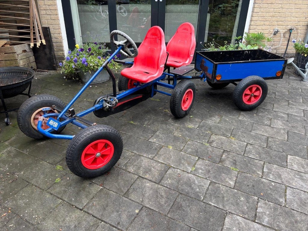 Skelter met duozit en aanhanger, Ophalen, Gebruikt, Overige merken, Duozit